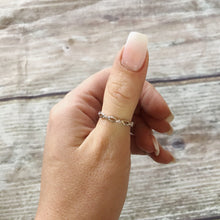 Load image into Gallery viewer, Bow Tie Ring - Sterling Silver Stacking Ring