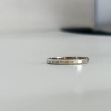 Load image into Gallery viewer, Diamond Cut Ring - Sterling Silver Stacking Ring
