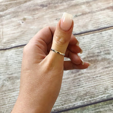 Load image into Gallery viewer, Diamond Cut Ring - Sterling Silver Stacking Ring