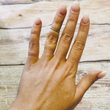 Load image into Gallery viewer, Glitter Ring - Sterling Silver Stacking Ring