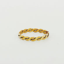 Load image into Gallery viewer, Gold Filled Braid Ring - Gold Stacking Ring