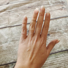 Load image into Gallery viewer, 1 mm Gold Filled band Ring - Gold Stacking Ring