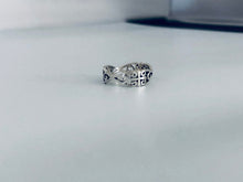 Load image into Gallery viewer, Silver Cross Ring Trinity - Sterling Silver Stacking Ring