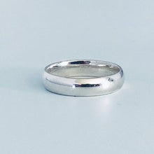 Load image into Gallery viewer, 4mm plain band Sterling Silver Stacking Ring