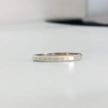 Load image into Gallery viewer, Diamond Cut Ring - Sterling Silver Stacking Ring