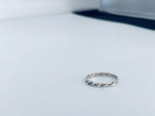 Load image into Gallery viewer, Silver Braid Ring - Sterling Silver Stacking Ring