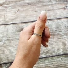 Load image into Gallery viewer, Silver Swirl Ring - Sterling Silver Stacking Ring