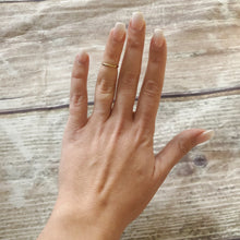 Load image into Gallery viewer, 2 mm Gold Filled band Ring - Gold Stacking Ring