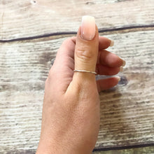 Load image into Gallery viewer, 1mm silver plain Ring - Sterling Silver Stacking Ring