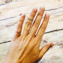 Load image into Gallery viewer, Silver Wave Ring - Sterling Silver Stacking Ring