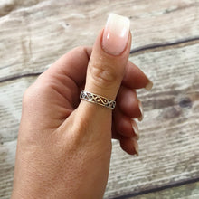 Load image into Gallery viewer, Silver Wave Ring - Sterling Silver Stacking Ring