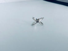 Load image into Gallery viewer, Sterling Silver Cross X Ring