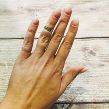 Load image into Gallery viewer, Sunflower Ring - Sterling Silver Stacking Ring