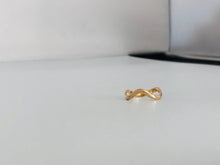 Load image into Gallery viewer, Gold Filled Wave Band Ring - Gold Stacking Ring
