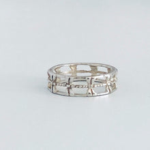 Load image into Gallery viewer, Dragonfly Ring - Sterling Silver Stacking Ring
