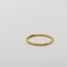 Load image into Gallery viewer, 1 mm Gold Filled band Ring - Gold Stacking Ring
