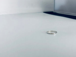 2mm silver plain Ring - Sterling Silver Stacking Ring