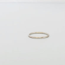 Load image into Gallery viewer, 1mm silver plain Ring - Sterling Silver Stacking Ring
