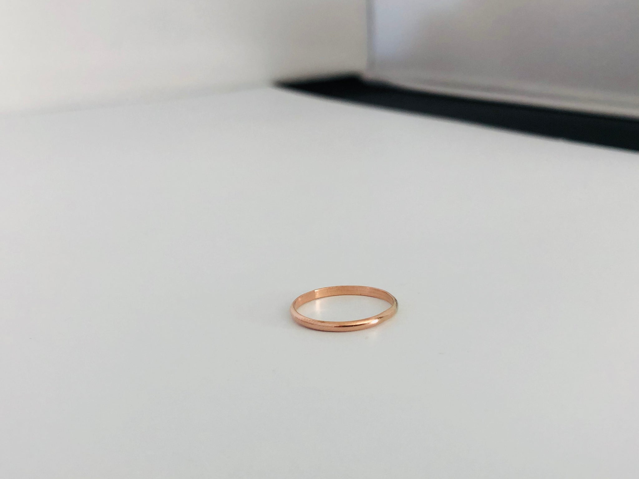 14K rose gold Ring with .13ct Diamonds | Gold Creations