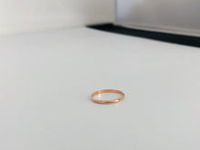 Load image into Gallery viewer, Rose Gold Filled plain band Ring - Rose Gold Stacking Ring
