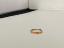 Load image into Gallery viewer, Rose Gold Filled Diamond Cut Band Ring - Rose Gold Stacking Ring

